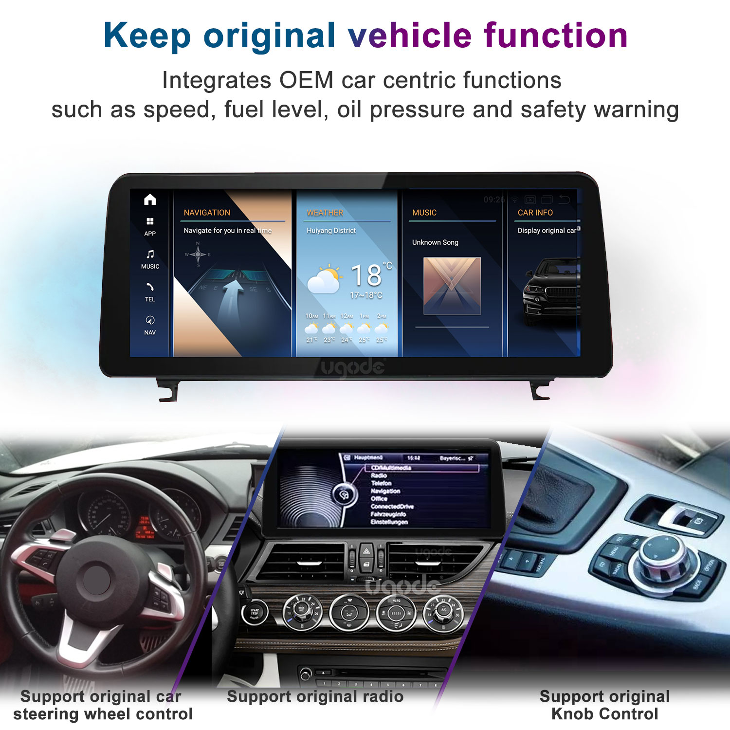 For BMW Z4 E89 Apple Carplay Screen Android 13 Auto Radio GPS Car